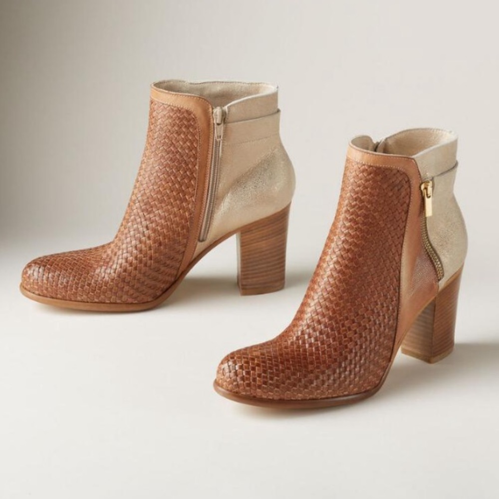 Sundance Duality Leather Booties
